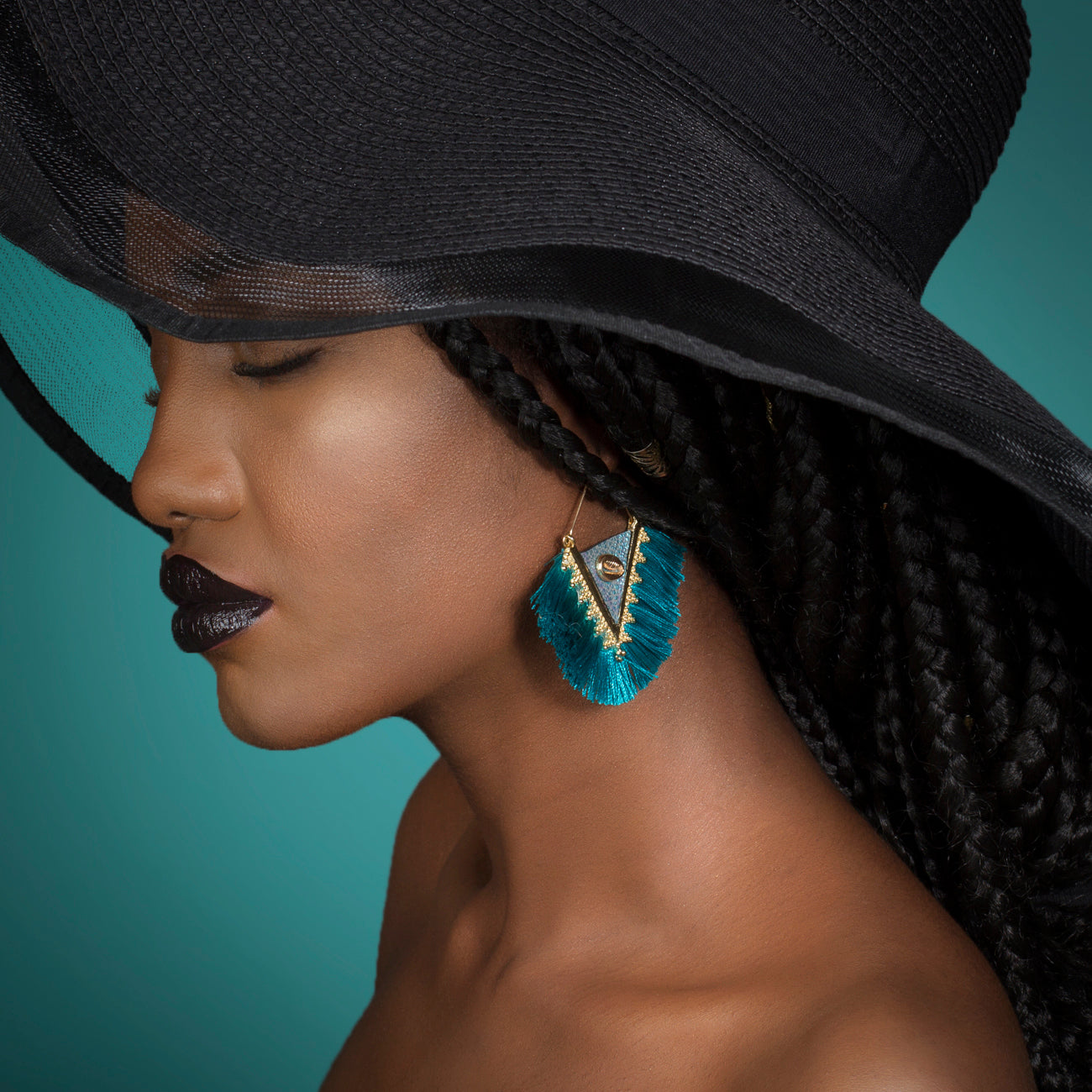 Boucles d'oreilles CAURICUIR