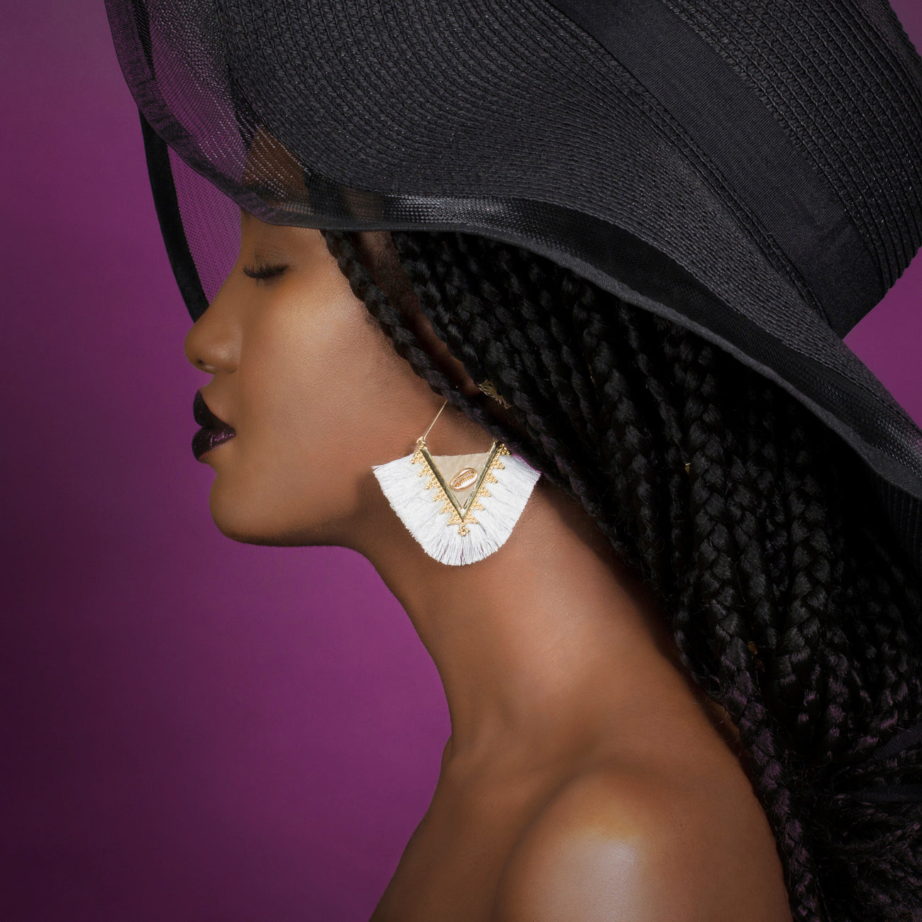 Boucles d'oreilles CAURICUIR