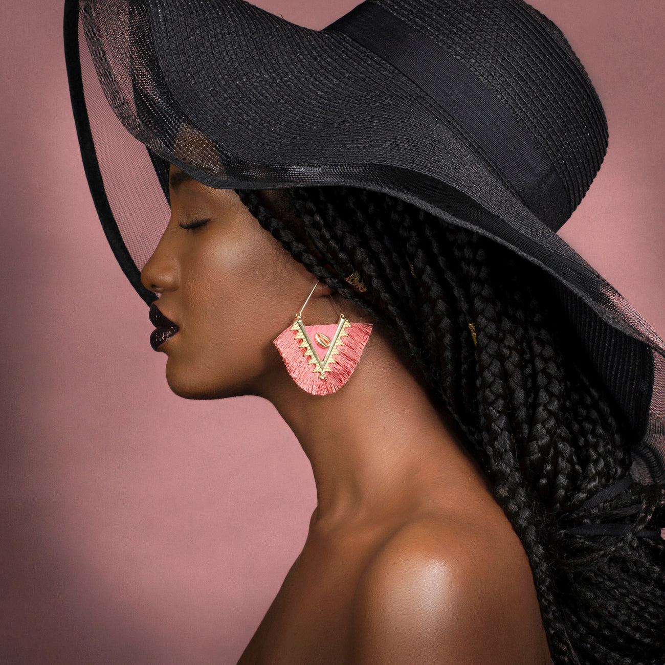 Boucles d'oreilles CAURICUIR
